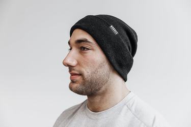 Nobull Cuffed Women's Beanie Black | Australia (LV3508)